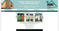 Desktop Screenshot of kwg-senftenberg.de